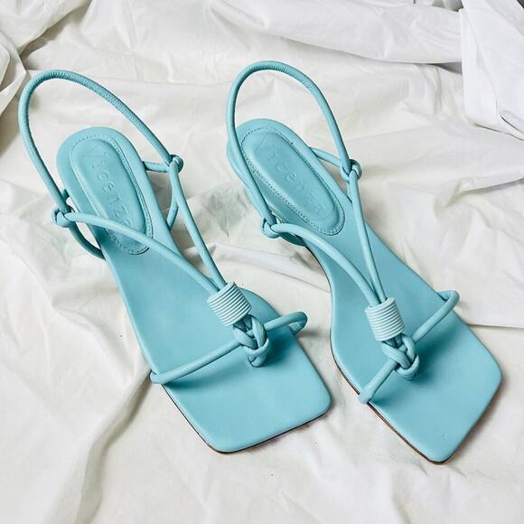 Vicenza Anthropology Light Blue Sandal - Picture 1 of 9